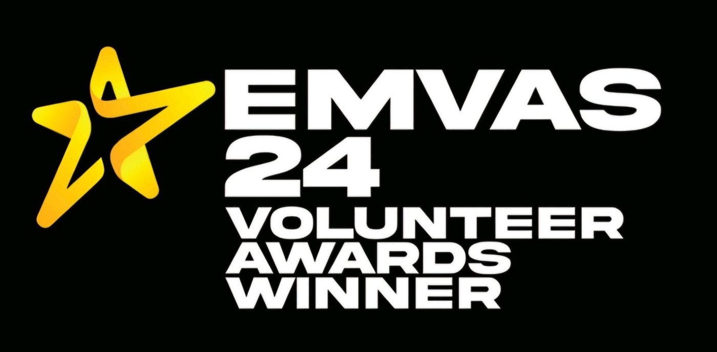 EMVAS 24 Volunteer Awards winner badge