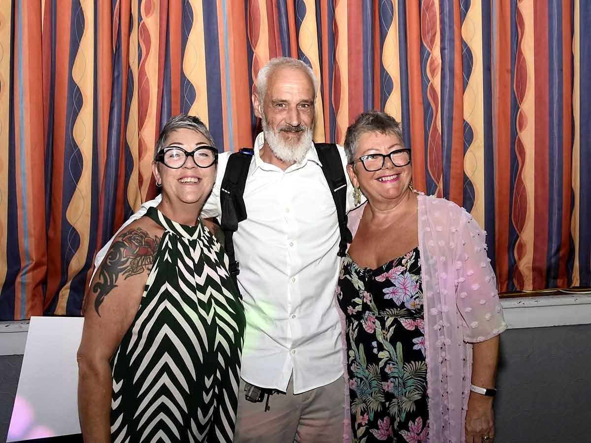 Darren Carter with ward councillors Kaz Pickering and Elaine Pantling at the Hearts of Gold awards 2026