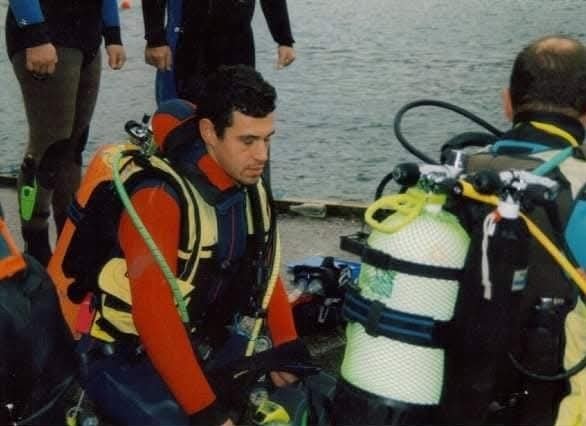 My first open water dive at Stoney Cove