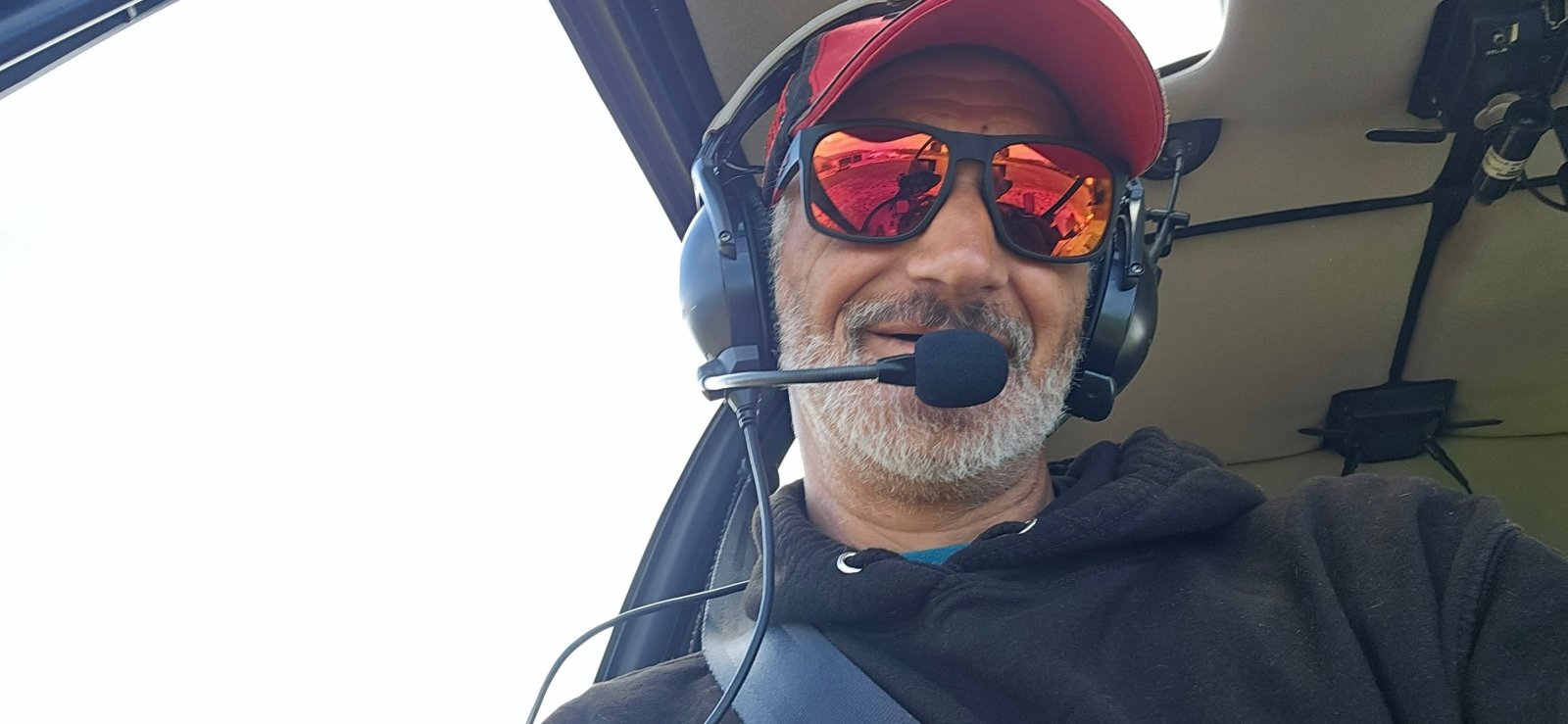 Helicopter flight over Nottingham