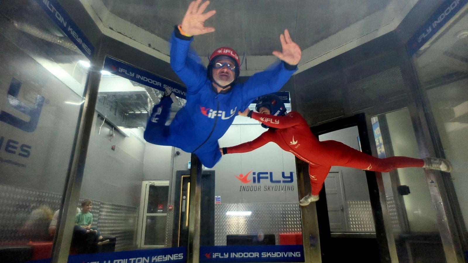 Indoor skydiving